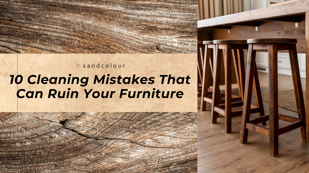 10 Cleaning Mistakes That Can Ruin Your Furniture