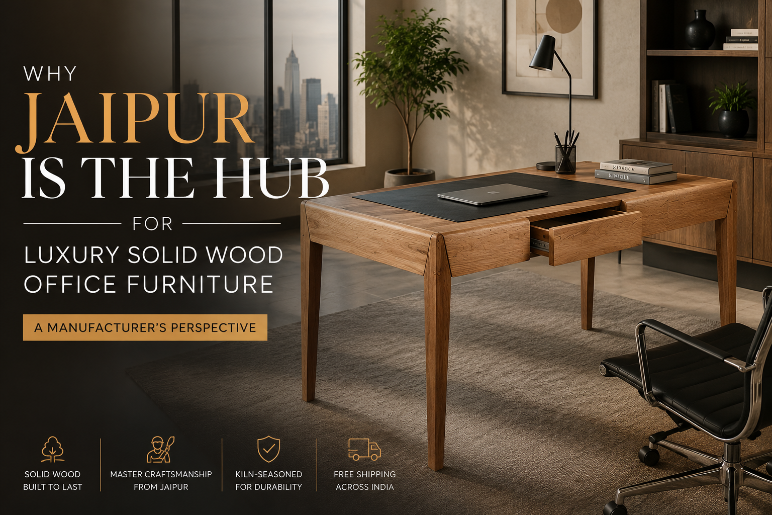 Jaipur's Hub for Luxury Solid Wood Office Furniture | Sandcolour