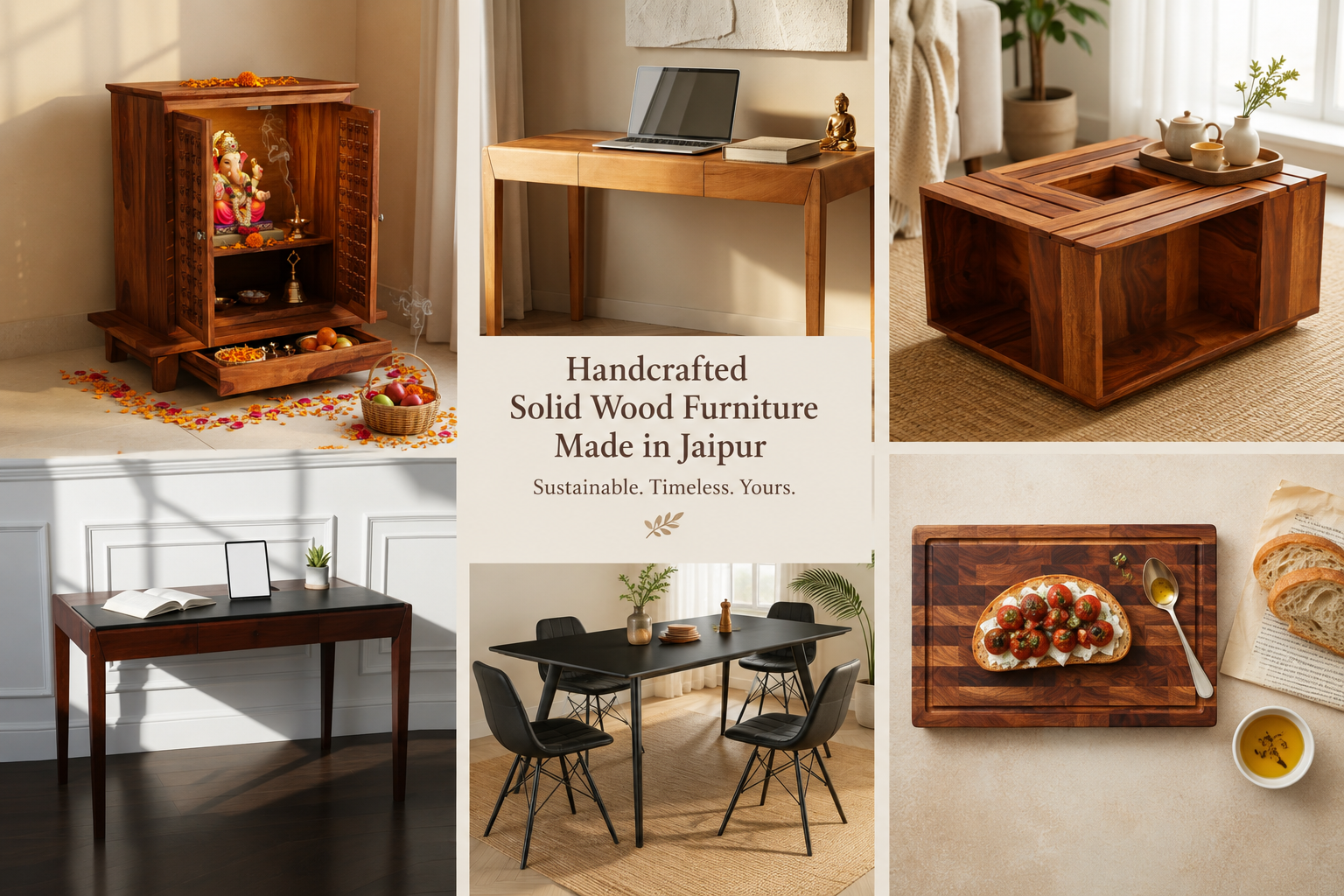 Why We Are the Leading Solid Wood Furniture Manufacturers in Jaipur