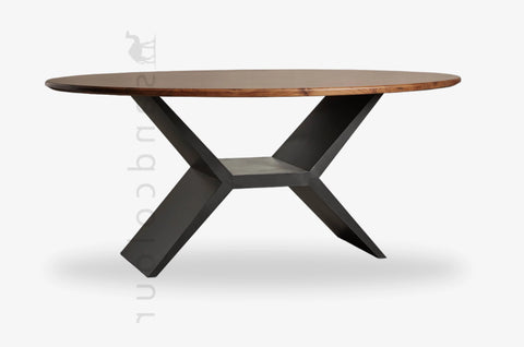 Natalie dining table with vertex base