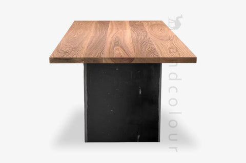 Ava oak wood dining table