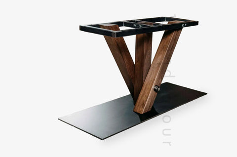 Wooden table base 2