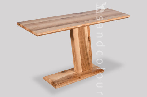 Alister Oak Console Table