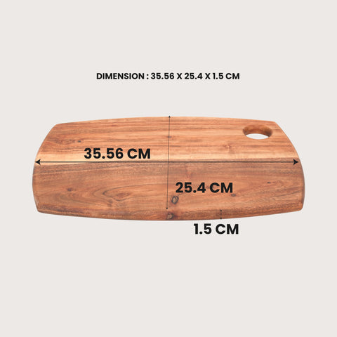 Gaia Grain Acacia Wood Chopping Board