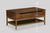 Coffee Table Brown Finish With Lift Top.