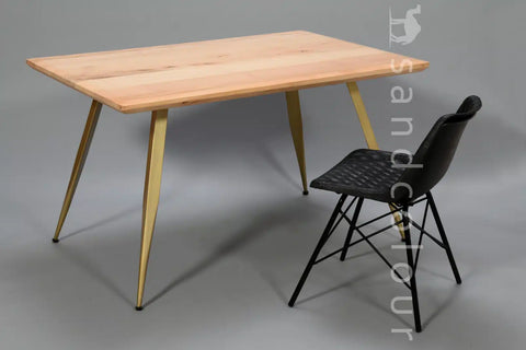 Helen Natural Table - Golden -lifestyle