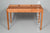 Joey Beech Wood Desk – Brown Leatherite