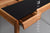 Joey Oak Wood Desk – Black Leatherite