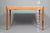 Joey Oak Wood Desk – Brown Leatherite