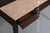 Joey Walnut Wood Desk – White Leatherite