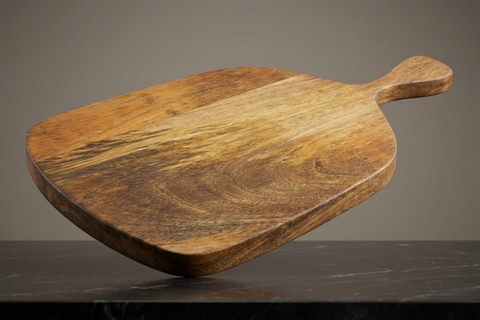 Solid Mango Wood Baby Chopping Board & Serving Platter (32.5 cm)
