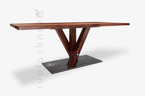 Wooden table base 1